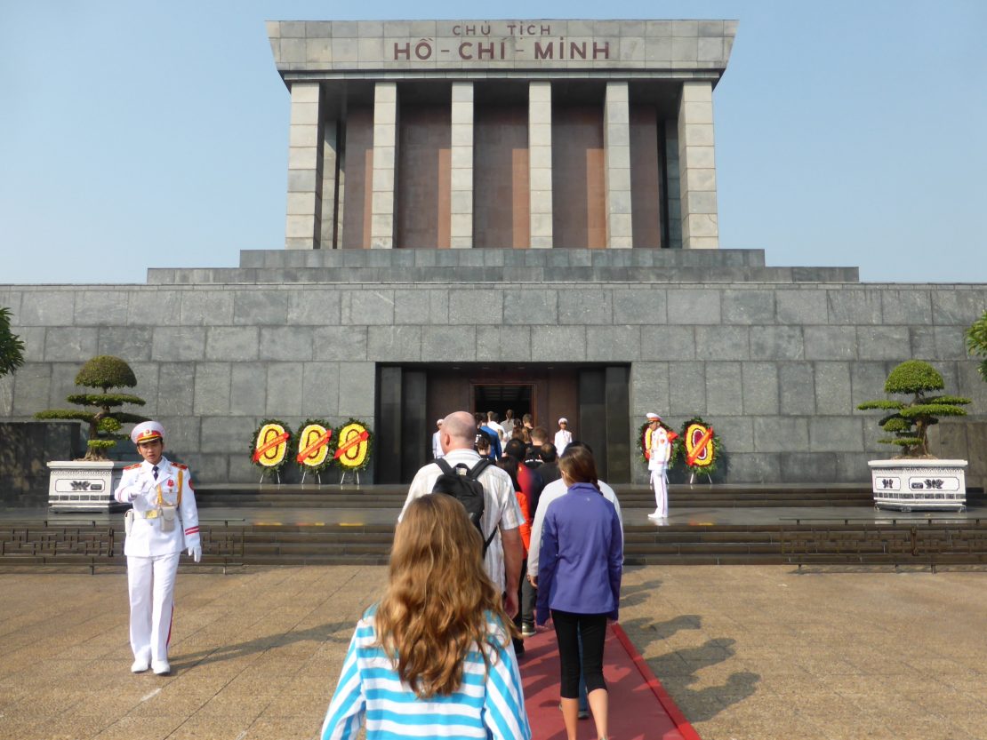 Ho Chi Minh mausoleum in Ha Noi