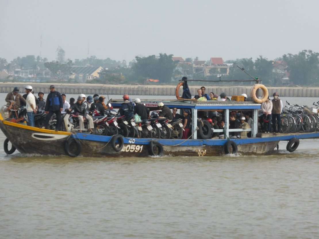 Ferry to Kim Bong Island, Hoi An Vietnam