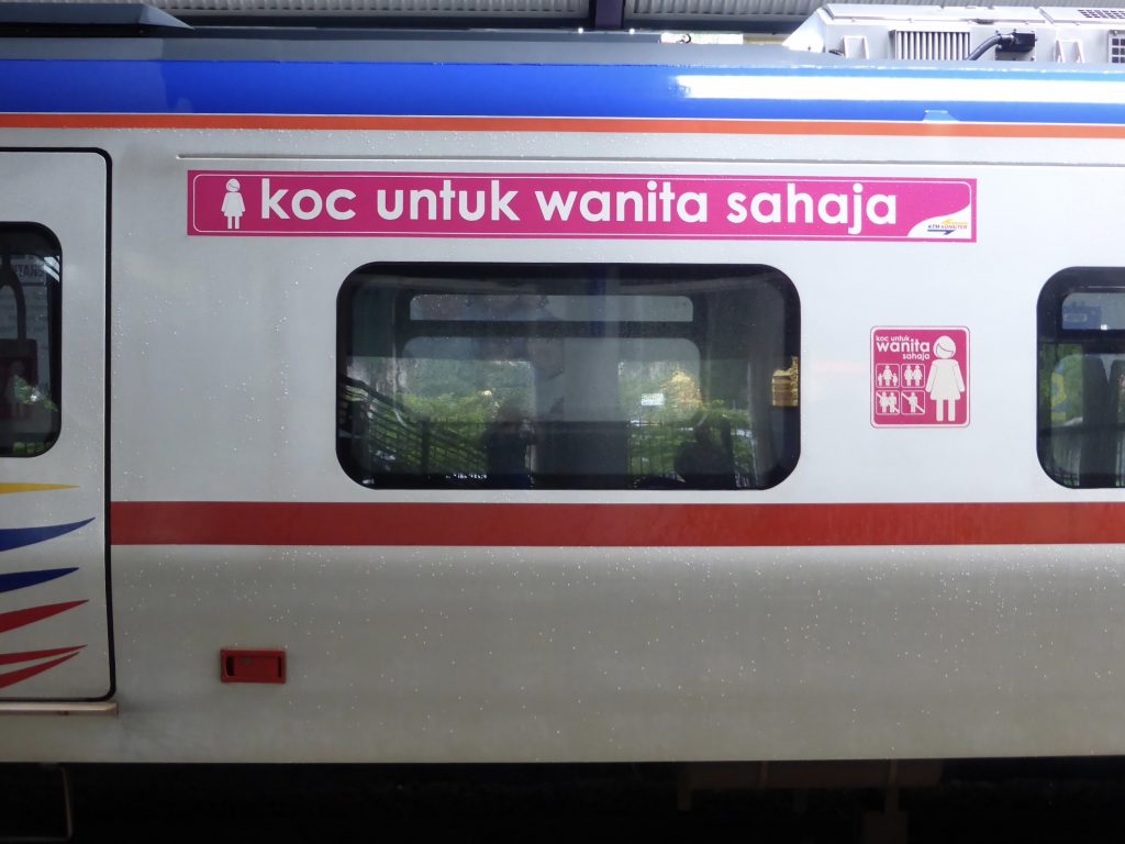 ladies only train car Malaysia