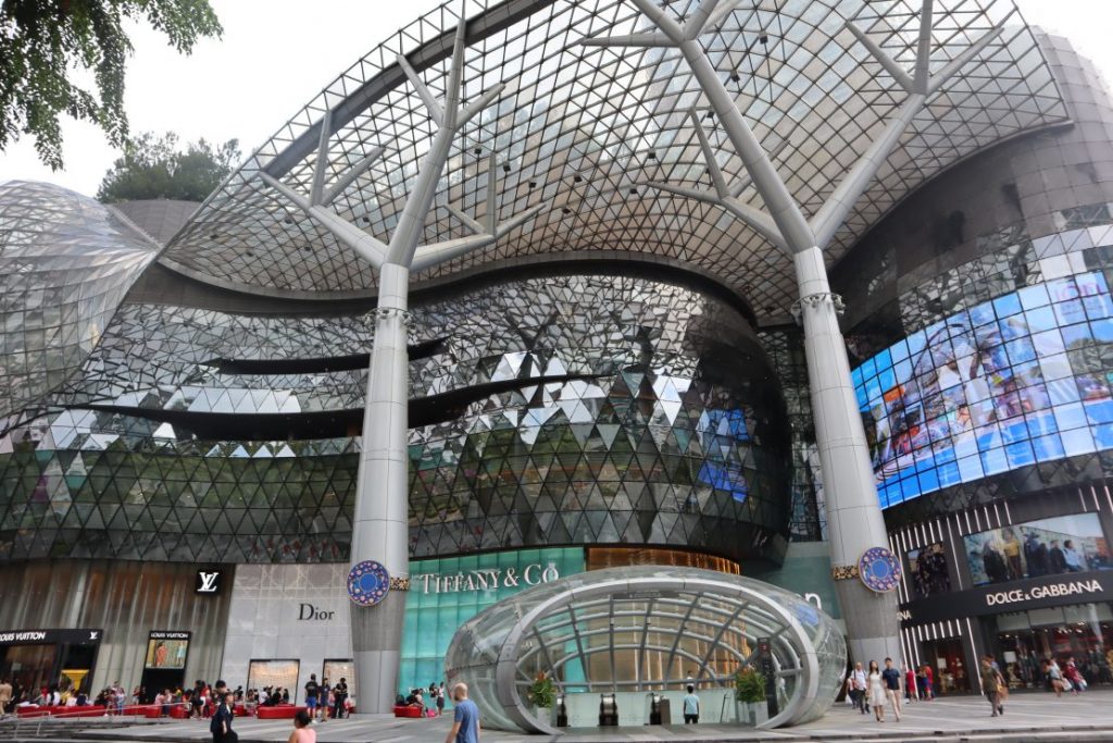 Luxury mall in Singapore