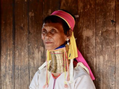 long neck woman from Myanmar