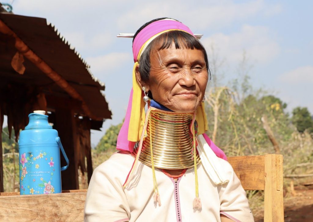 Long Neck Woman from Kayan tribe in Myanmar
